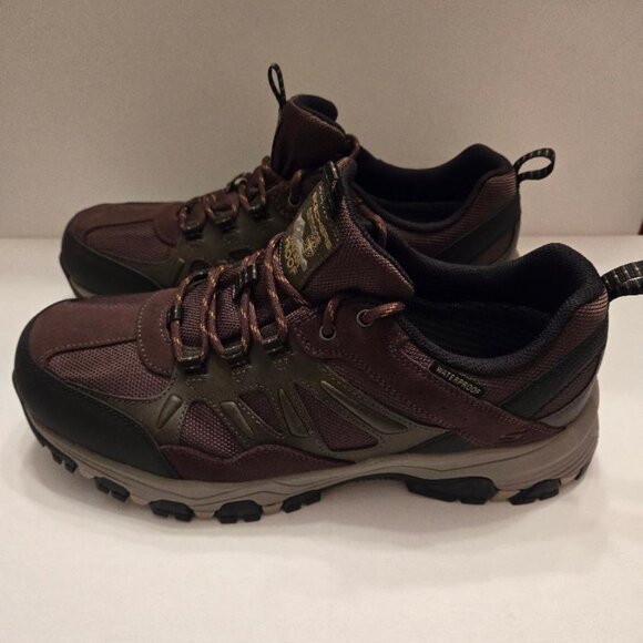 SKECHERS Mens Selmen-Enago Hiking Waterproof Shoe Brown main image 8